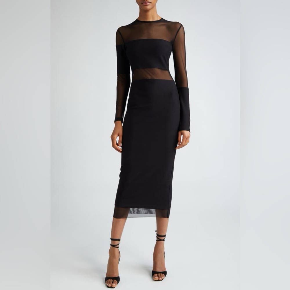 ISRAELLA KOBLA Meretu Long Sleeve Cocktail Dress NWOT